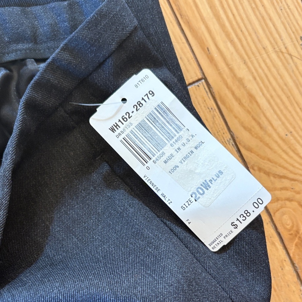 Pendleton Charcoal Wool Pants NWT - image 3